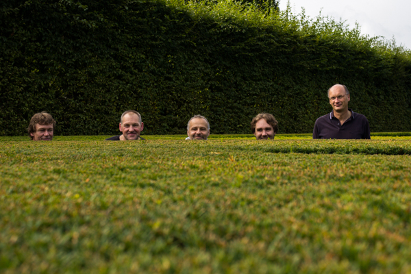 Gruppenfoto im Schlossgarten